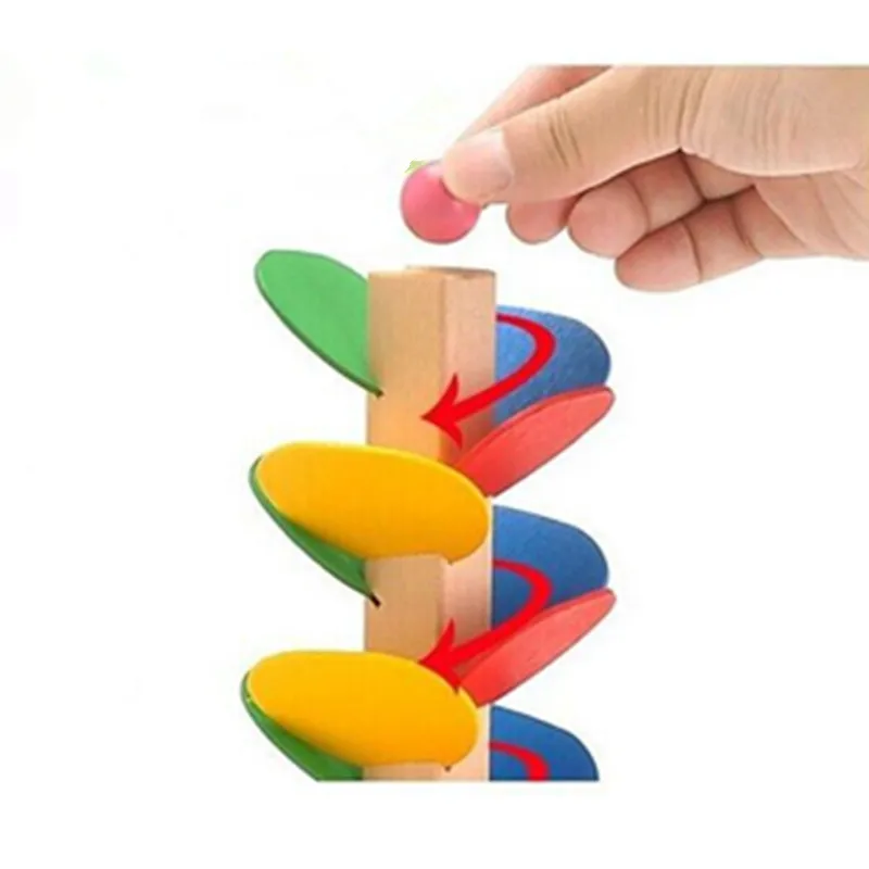 Montessori Toys Educational Wooden Toys for Children Early Learning Wood Tree Flying Beads Game Pre - 32842316899