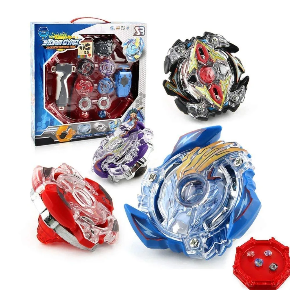 Beyblade взрыв 4D Комплект с пусковой установки и арена металла бой Fusion Классические игрушки для подарок ребенку на Рождество