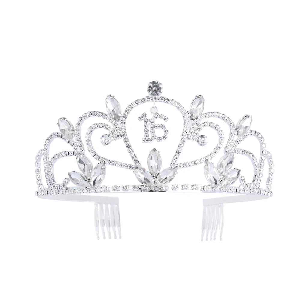 Buy Sweet 16 Birthday Tiara Rhinestone Crystal Crown