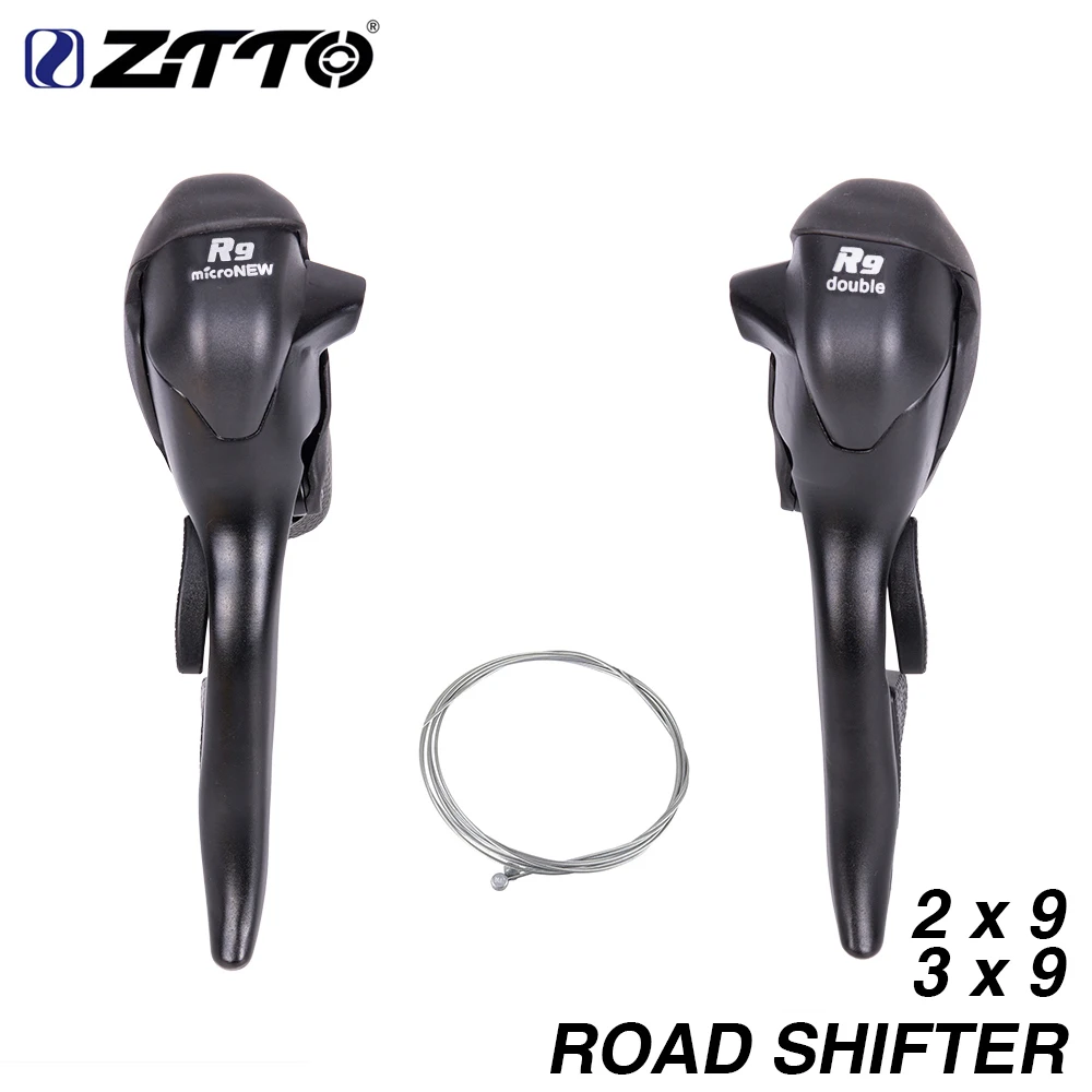 

One Pair MICRONEW 2*9 3*9 18 27 Speed Road Bike Shifter 9s 18s 27s bicycle Brake Levers