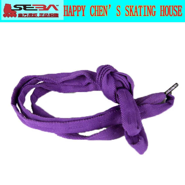 SEBA, подшипники для роликовых Инлайн Коньков шнурки 1,8 м длинные кататься на коньках обувь на завязках с SEBA логотип для SEBA Powerslide Patines линий - Цвет: Фиолетовый