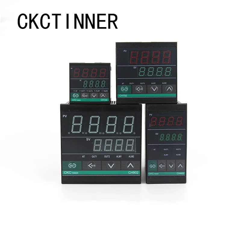 

Dual Output SSR and Relay CH102 CH402 CH702 CH902 Two Relay Output LCD Digital PID Intelligent Temperature Controller48-240V AC