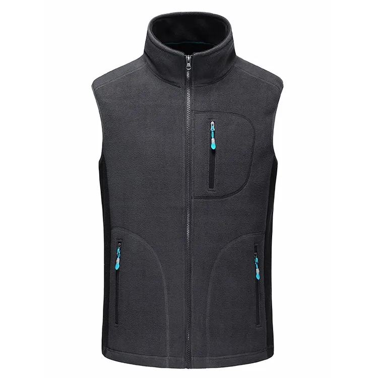 Men's Autumn and Spring Fleece Vest.-6