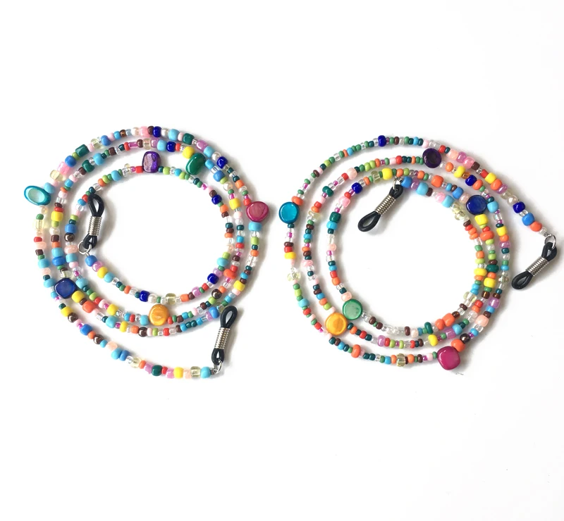 Trending Gemstone Bean Glasses Necklace detail (7)