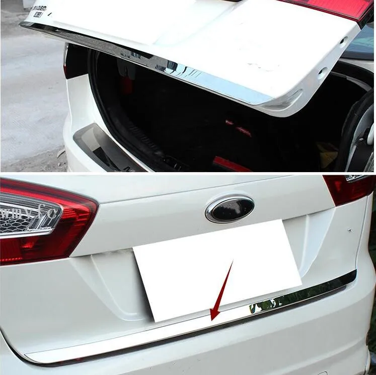 

Chrome Rear Trunk Lid Boot Tailgate Back Door Edge Cover Trim Molding Strip For Ford Fusion Mondeo 2013 -2019
