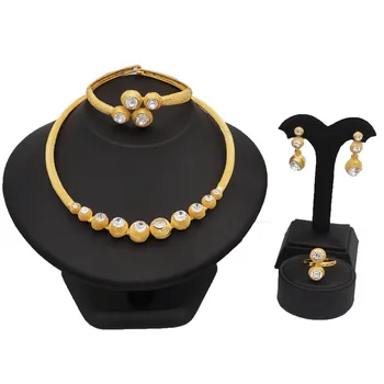 

factory shop new design gold african big jewelry sets wedding jewelry sets women necklace big discount jewelry