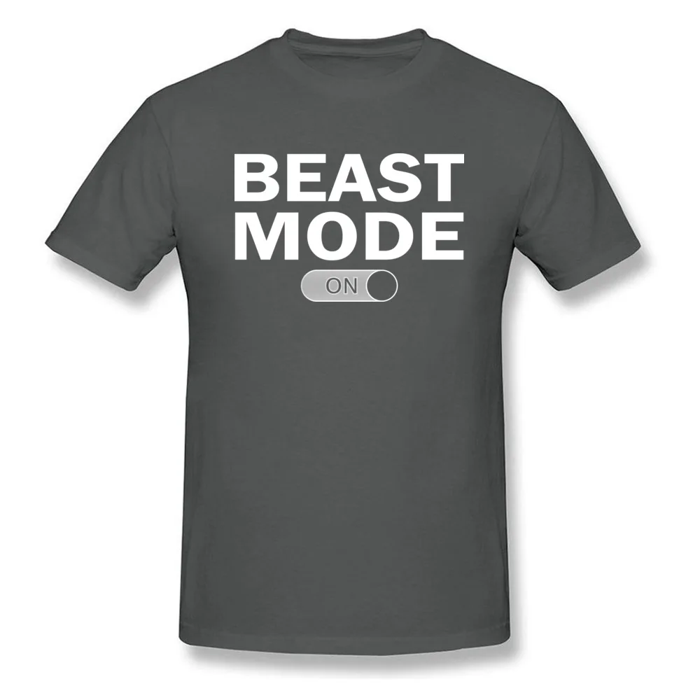 Family Beast Mode Normal Short Sleeve T-Shirt NEW YEAR DAY Round Collar 100% Cotton Tops Shirt for Men Tee Shirts Gift Beast Mode carbon