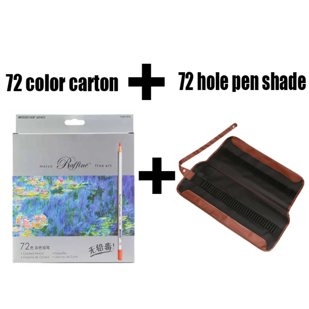 

Marco Raffine Fine Art 24/36/48/72 Color Non-toxic Color Pencil lapis de cor Professional Colored Pencils for School Supplies