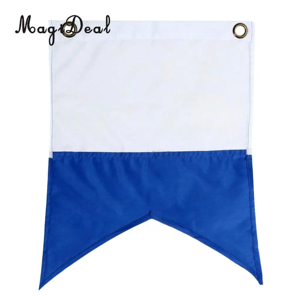MagiDeal 2 Pieces Nylon Diver-Down Flag, Scuba Dive Flag Marker Banner Red and Blue 60x70cm