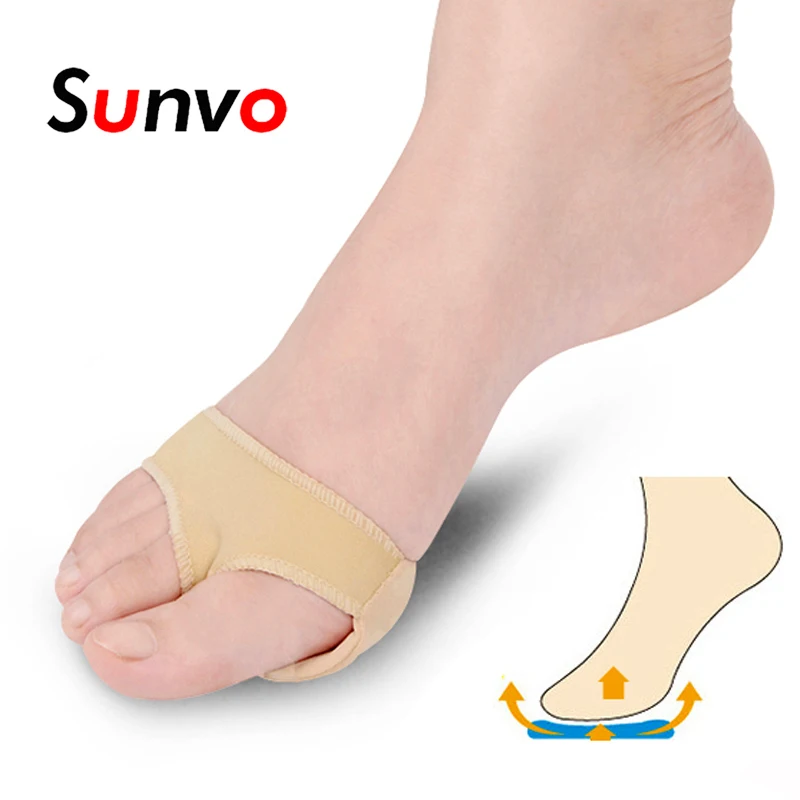 Sunvo медицинские накладки на переднюю часть стопы рукав для вальгусной деформации