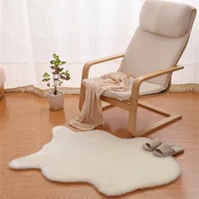 2 белый и 2 серый искусственный коврик из овечьей шкуры для продажи