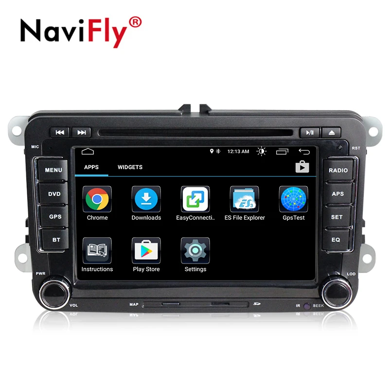 Sale NaviFly Quad core android 8.1 car gps dvd for Volkswagen Skoda Octavia/Fabia/Rapid/Yeti/Superb/VW/Seat in stock Free ship! 3
