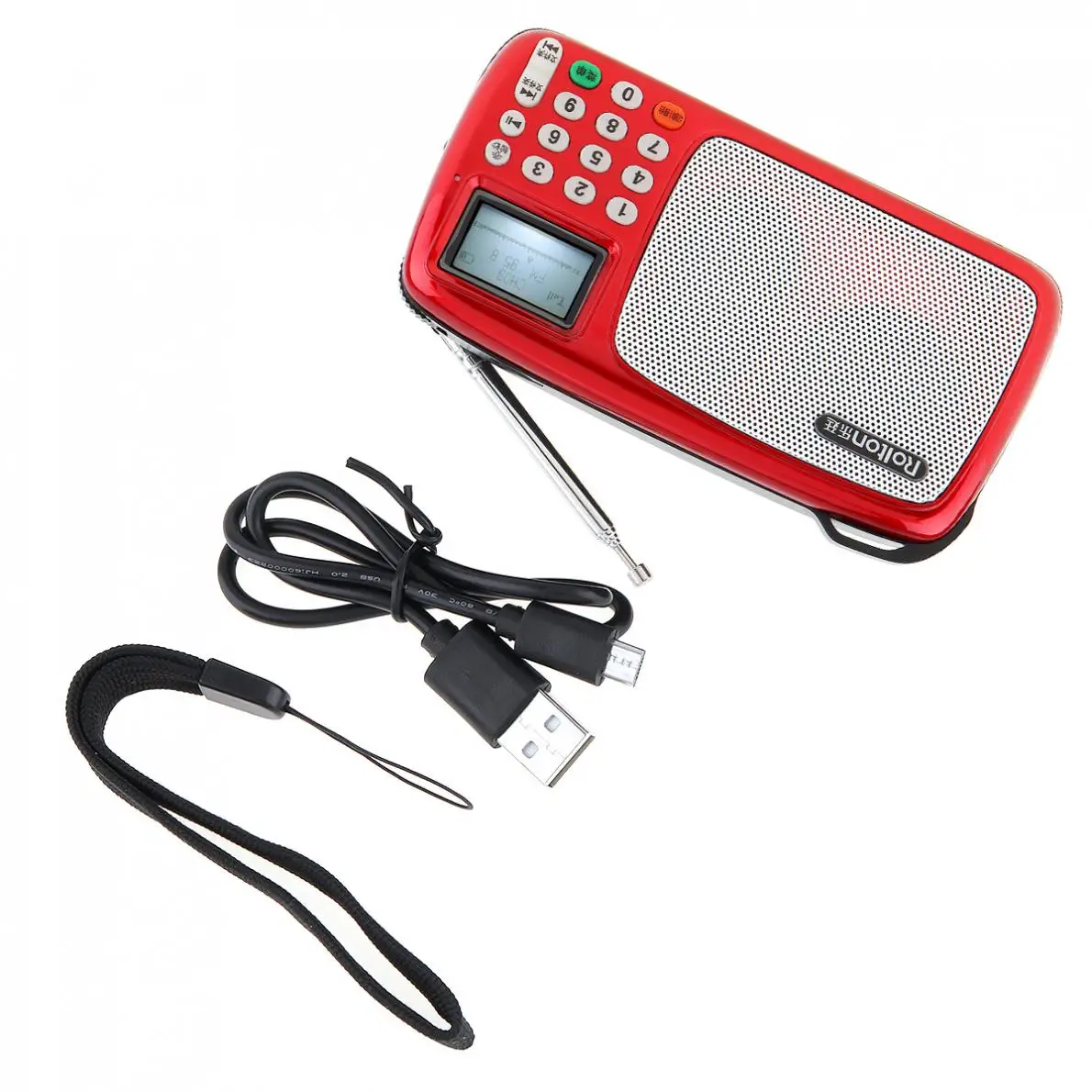 Rollton портативный Глобальный FM радио dab portatil am fm radyo музыкальный плеер динамик TF USB