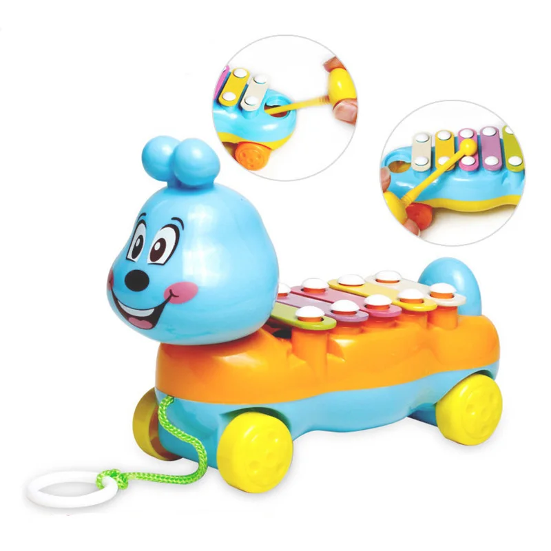 Cartoon Caterpillar Xylophone Toy Hand Knock Glockenspiel Piano Toy