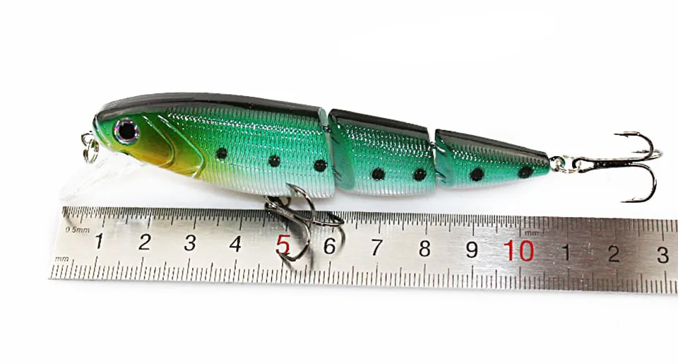 1PCS Jointed Fishing Lure 10.5CM 15G Floating Minnow Plastic Artificial Fishing Wobblers Tools 3 Sections Lure