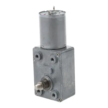 

Best price DC 12V 6mm Shaft 5RPM High Torque Turbine Worm Gear Box Reduction Motor