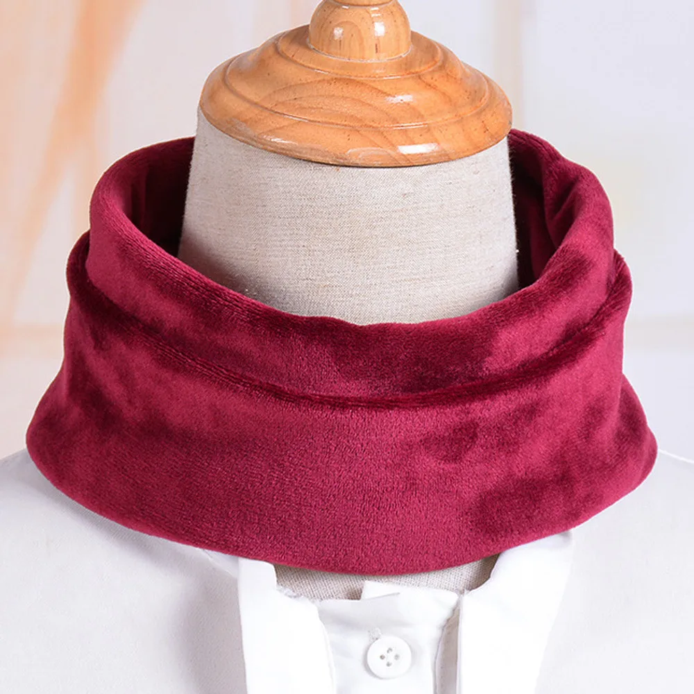 Женский мужской однотонный зимний теплый воротник плюшевая шаль мягкий шейный шарф лучшее качество кашемировый шарф женский мужской шаль