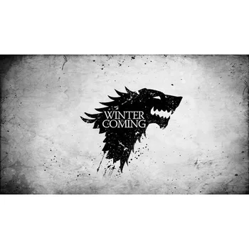 

Game of Thrones (A song of Fire and Ice ) Wolf symbol of House Stark Board Game Cards tab pad