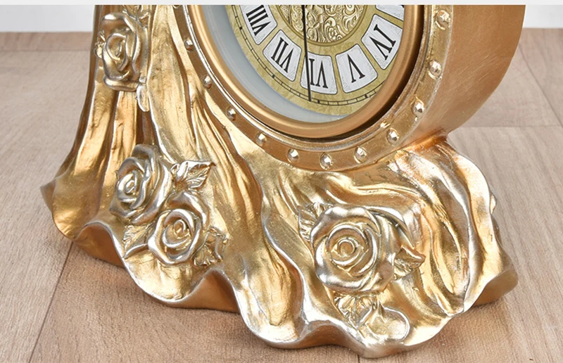 desk retro flip clock office accessories decoration desk clock wood thermometer clock shabby chic vintage style digital  (6)