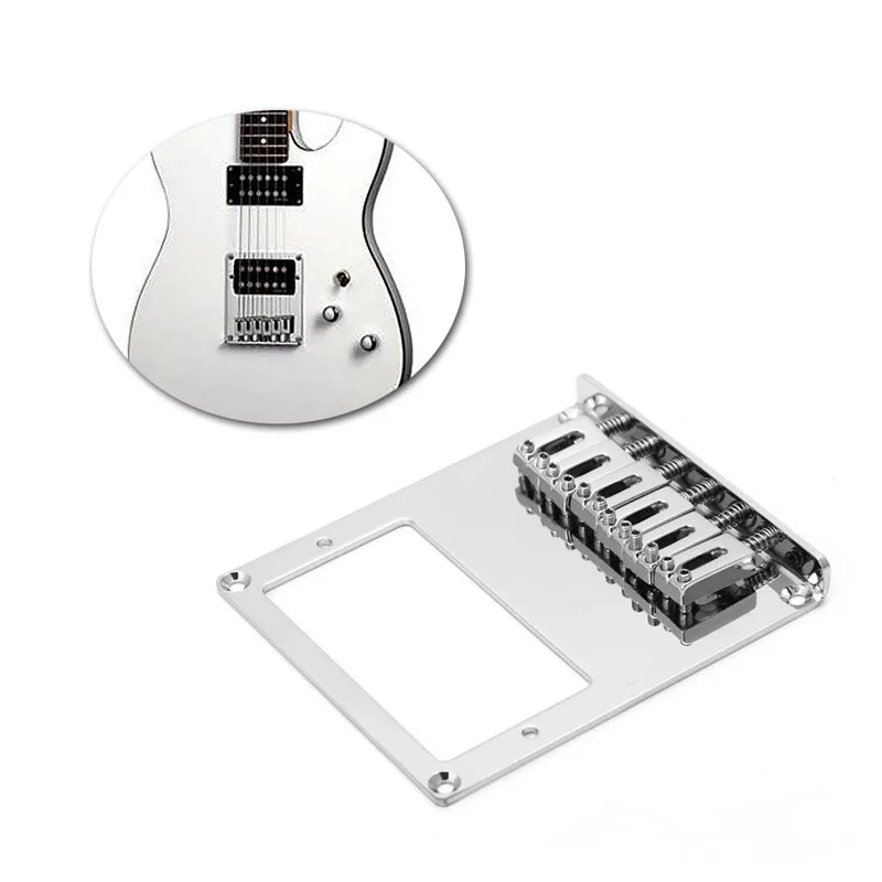 

Tele Electric Guitar Bridge 6 String Square Saddle For Telecaster Guitar Hot