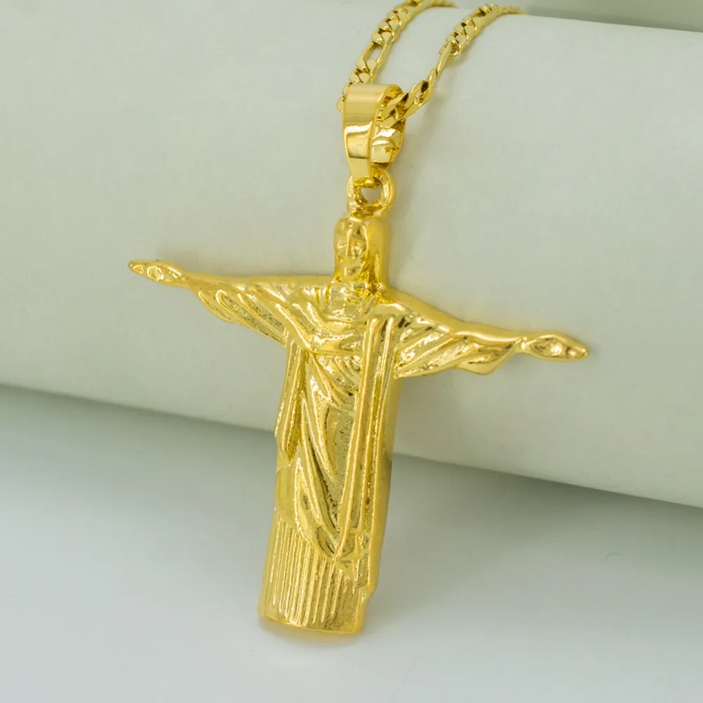 Anniyo Gold Color Cristo Redentor Rio 