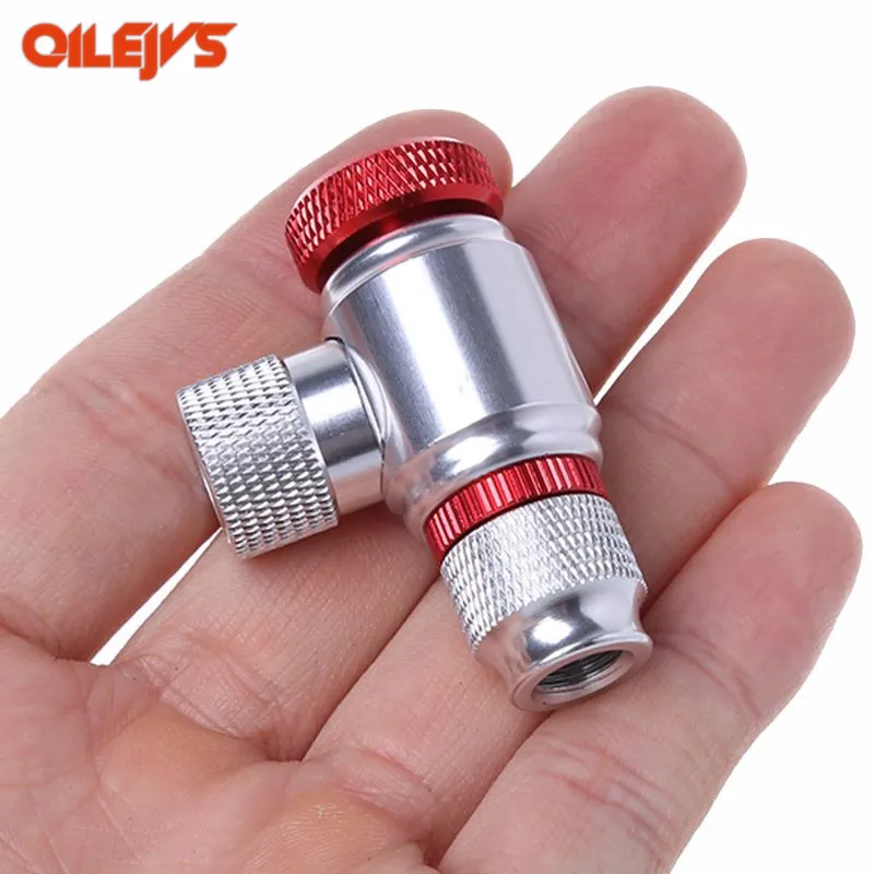 CO2 Pump Valve Bicycle Air Pump CO2 Inflator Adapter Bike Cycling Parts