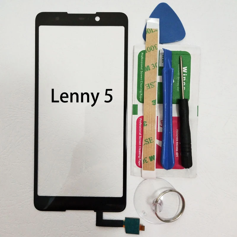 BINYEAE сенсорный экран для Wiko Lenny 2/Lenny 5 дигитайзер сенсорная панель стекло объектив сенсор+ Fix инструменты