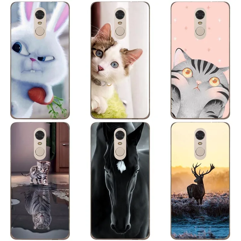 

Cute Animal Cat Printing Case For ZTE Nubia Z11 Max Cover Relief Cartoon Design Funda Soft Silicone Phone Coque For Z11 Mini