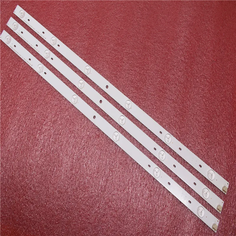 

Kit 3 PCS 6LEDs 627mm LED backlight strip for Toshiba 32"TV SVT320AF5 32P1300 32P1400 32P1400VT 32P1400VE 32P1400D 32P2400VT