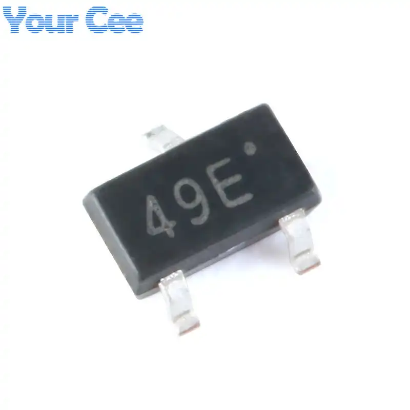 IndustrialMaker 10pcs/lot 49E Hall Effect Sensor Switch Hall Element SOT23 SS49E AH49E High Sensitivity IndustrialMaker 10pcs/lot 49E Hall Effect Sensor Switch Hall Element SOT23 SS49E AH49E High Sensitivity