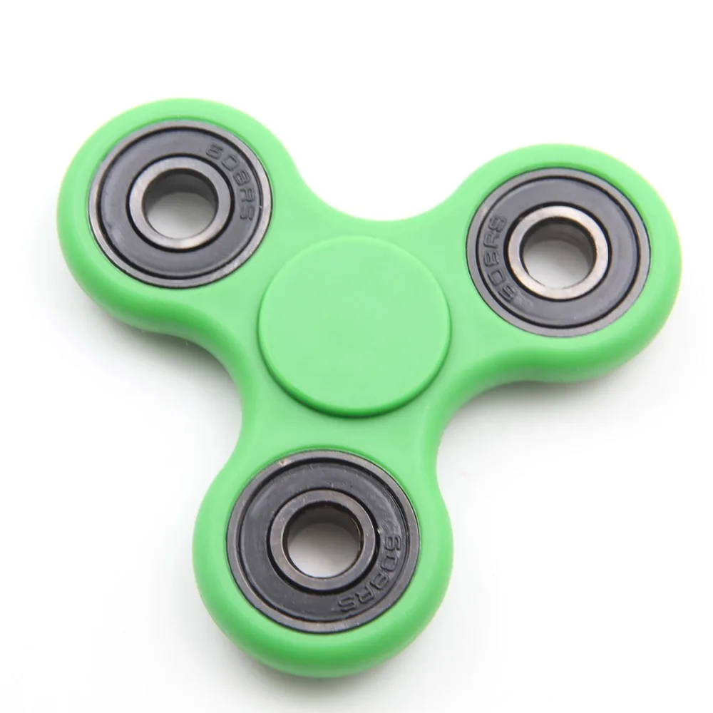 New Arrival Tri Spinner Fidgets Toy Plastic EDC Sensory Fidget Spinner 