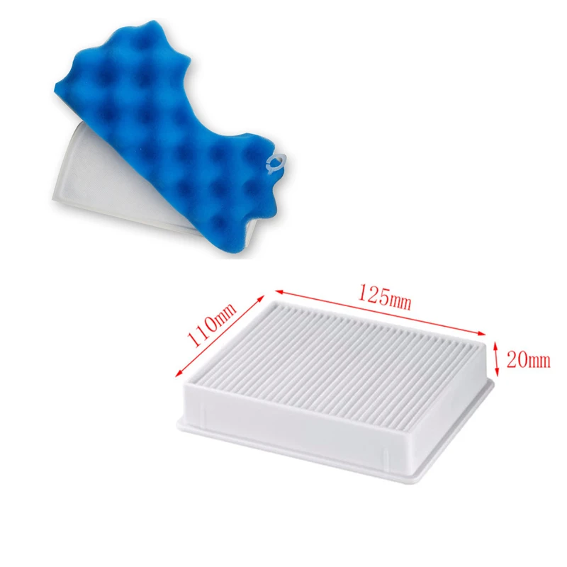 

1Pc dust filter H11 HEPA Filter + 1set blue hepa filters for Samsung SC4300 SC4470 VC-B710W... Vacuum Cleaner spare parts filter