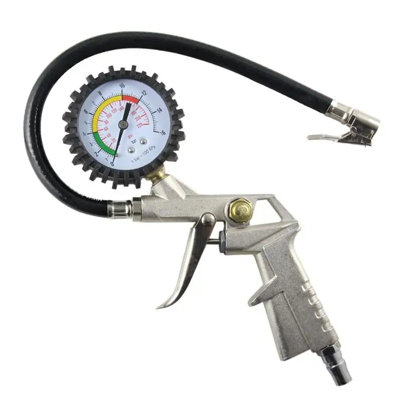 

Digital Analog Japanese Car Truck Air Pressure Inflator Gauge 0-220PSI Vehicle Manometer Tyre Pressure Tester Tire Repair Tools