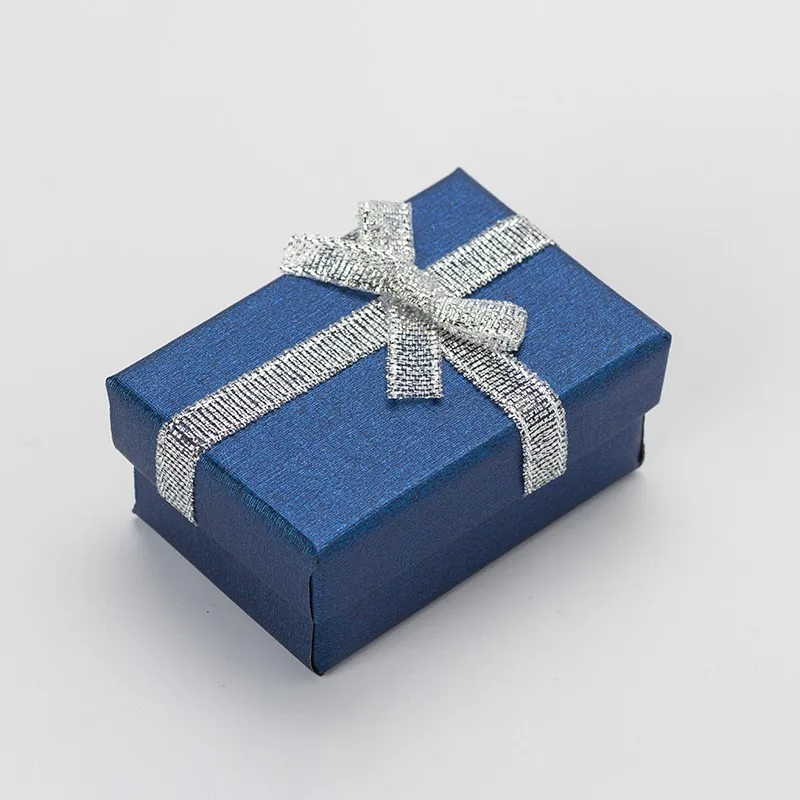 4*6*2.5 см ювелирные изделия Подарочная коробка 20 штук смешанные Бумага кольцо Серьги кулон Коробки и Дисплей высокое качество Цепочки и