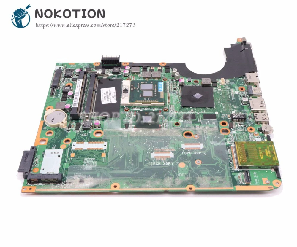 Материнская плата NOKOTION для ноутбука Hp pavilion DV7 DV7T 3000 600862 001 580973 DA0UP6MB6F0 PM55 DDR3