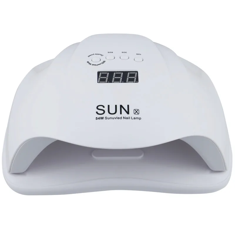 

SUN X 54W UV LED Lamp Nail Dryer UV Curing Time Is More Accurate With Single-chip Control Gel Nail Polish Dryer Mini Lamp