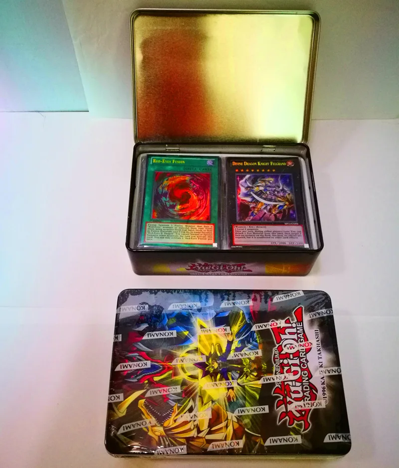 109 шт Япония Yu-Gi-Oh! игральные карты с картонная коробка игра юджиох карты(Япония) для мальчиков и девочек, yu-gi-ой коллекция карт для забавная игрушка