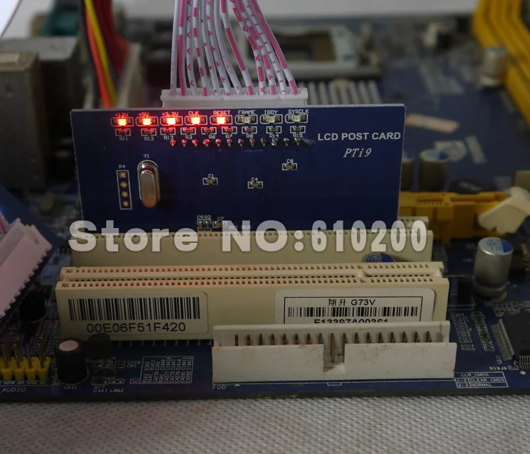 Kopen Gratis verzending PTI9 Desktop PC Moederbord PCI Debug Repareren Test LCD PCI Diagnostic Test Debug Post kaart Engels Display