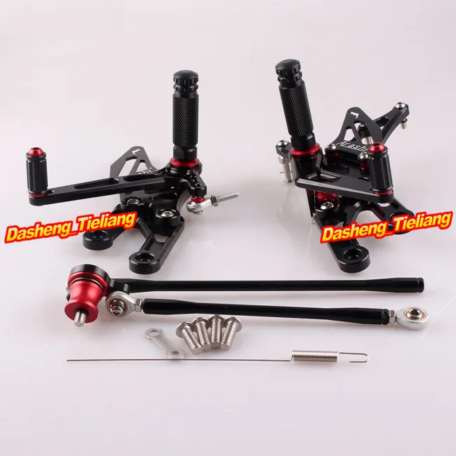 CNC регулируемый Rearset задний Набор подножки для Honda CBR 1000 RR 2004 2007 & CBR600RR 2003 2006
