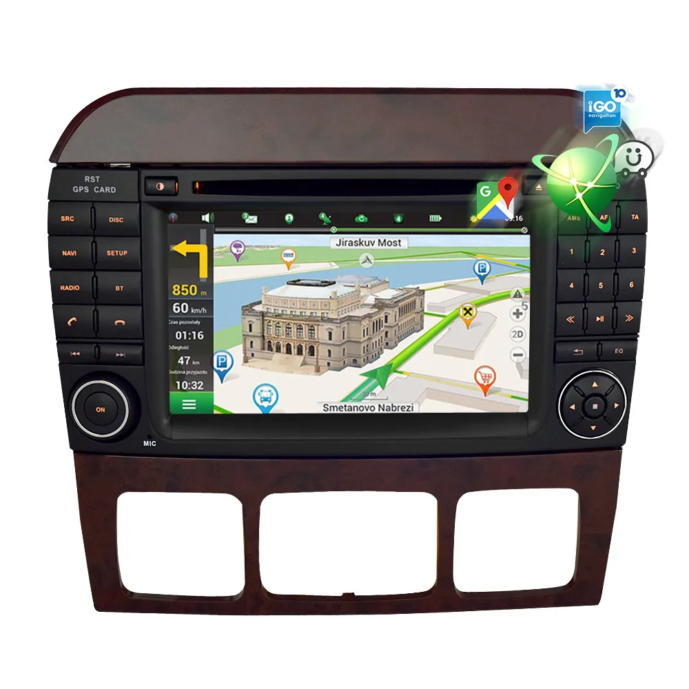 Discount 7" Android 9.0 Car DVD Player GPS Navigation For Benz SCL Class S320 S350 W220 W215 CL600 1998-2005 Audio Video Radio Multimedia 2 Discount 7" Android 9.0 Car DVD Player GPS Navigation For Benz SCL Class S320 S350 W220 W215 CL600 1998-2005 Audio Video Radio Multimedia 2