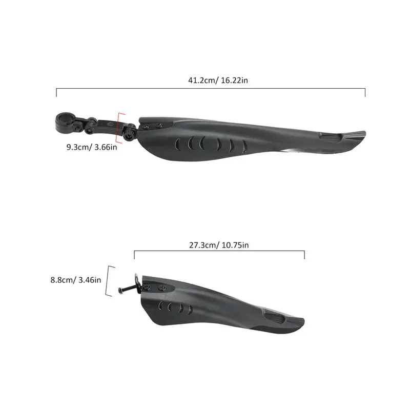 2 шт./пара велосипедный щиток MTB горной дороге спереди и сзади Комплект крыльев съемное сито крылья велосипедов для велосипедов аксессуары