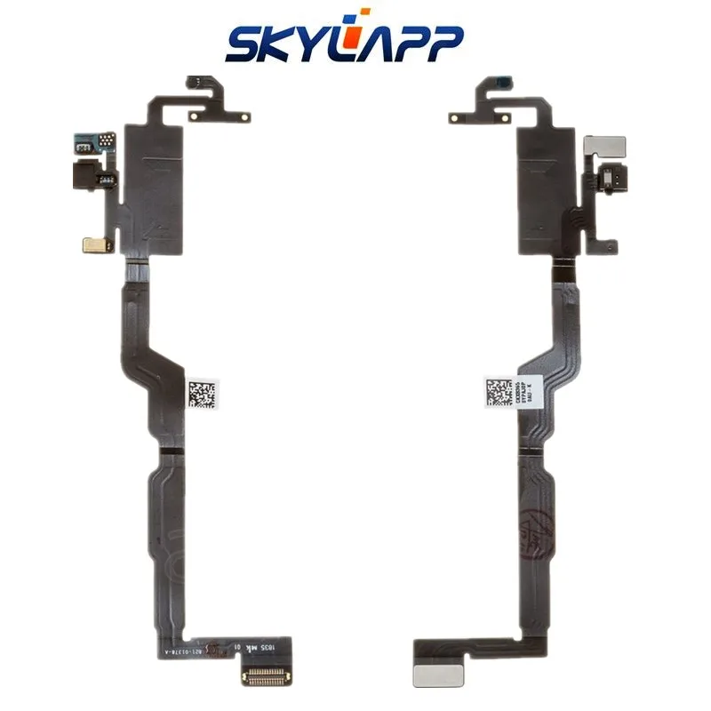 

New Flat Cable For Apple iPhone XS with proximity sensor with microphone Connector Flex Ribbon Flexible Flat Cable Free shipping