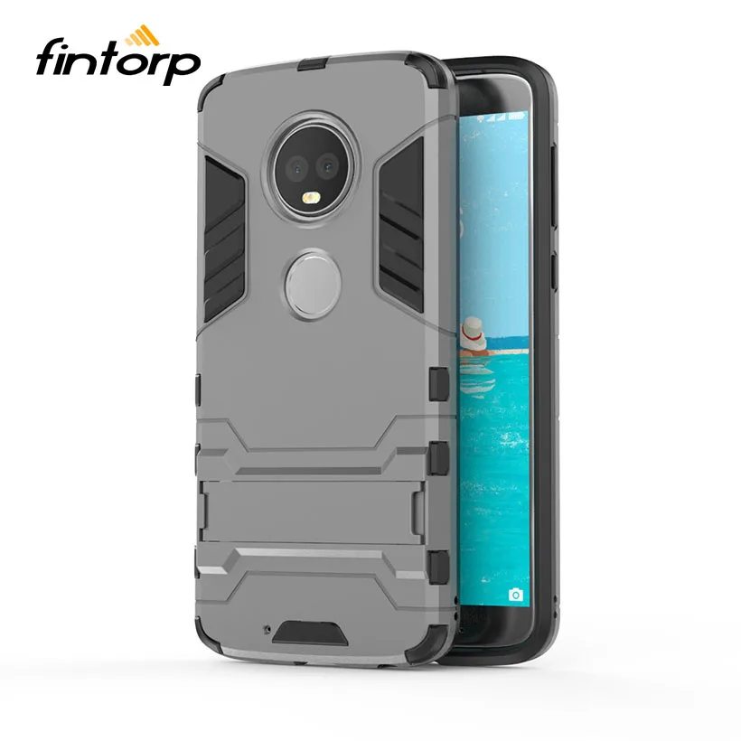 

Fintorp Case For Motorola Moto G5S G6 Plus Cases Armor Kickstand Hybrid Phone Case Cover On For Moto G5 E5 Plus Covers Coque