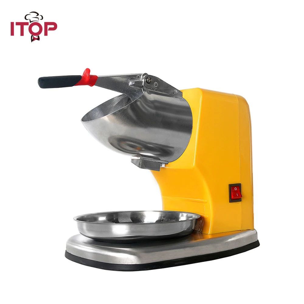 

ITOP Commercial Electric Ice Crusher & Shaver Snow Cone slushy Maker Ice Smoothies Blender Maker Machine 110V/220V