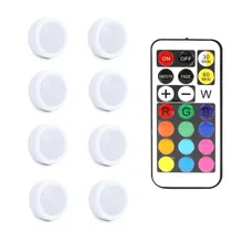 13 цветов ночники Беспроводная потолочная лампа с пультом дистанционного управления RGB Освещение настроения светодиодное освещение ванной Беспроводная Прихожая освещение с регулируемой яркостью