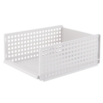 

Detachable Clothes Organizer Wardrobe Partition Board Rack Drawer Clothes Storage Box Bedroom Multi-Layer Stackable Storage Ra