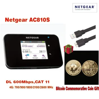 

unlocked netger AC810S cat11 600mbps 4g wifi router 4g wifi dongle lte Wireless Aircard 810S 4G LTE mifi pocket plus gift random