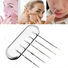 Новинка, 5 шт., прыщи, Пятнистое черное пятно от акне инструмент для удаления дефектов кожи, инструмент для удаления, Комплекты Игл, наборы#56