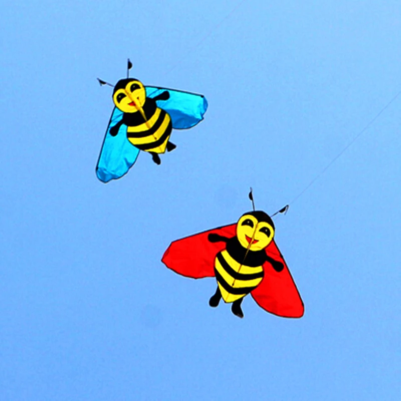 Free shipping large bee kite flying toys ripstop nylon fabric kite wind
