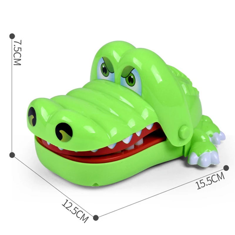 Забавные кусающие игрушки крокодил стоматолог Новая новинка собака крокодил Рот укус палец игрушки розыгрыши игрушки на реакцию для детей